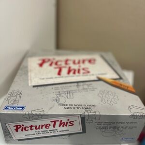 Vintage Picture This Board Game Marchon 1987 Drawing Party Game Complete